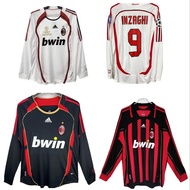 AC Milan Jersey Retro 2006 2007 Long Sleeve Home Away Third Classic Football Shirt