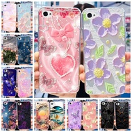 For iPhone 4 4s Case New Stylish Flower Butterfly Soft Silicone TPU Clear Protective Cover For iPhon