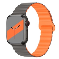 Magnetic Strap For Apple Watch Band 42mm 46mm Silicone Sport Bracelet iWatch Series 10 46mm Wristban