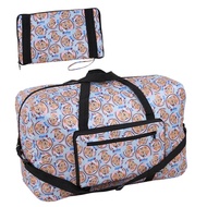 Cute cartoon portable foldable mass storage travel bag luggage bag removable trolley box