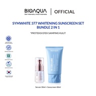 BIOAQUA Symwhite 377 Whitening & Fade Dark Spot With Sunscreen Sunblock Wajah Skincare Set Paket Whi