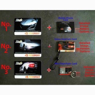 Global Usage 5DX+ New Car Card Blank