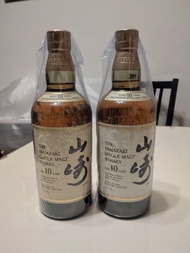 三得利 山崎 10 年 單一麥芽 日本 威士忌 舊裝長標 Suntory Yamazaki 10 Years Old Single Malt Japanese Whisky Old Bottling