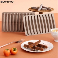 BUTUTU Vanilla Pod Mold, Non-Stick 10-Cell Design Chocolate Mold, Premium Reusable Flexible Heat Res