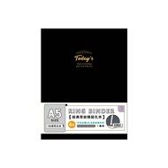 Shopee Arrive The Next Day Simple Life Classic Texture 6 Holes Hardcover Hole Clip A5-Black Stepping