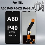 Display For ITEL A60 P40 P662L P662LN LCD With Touch Screen Digitizer