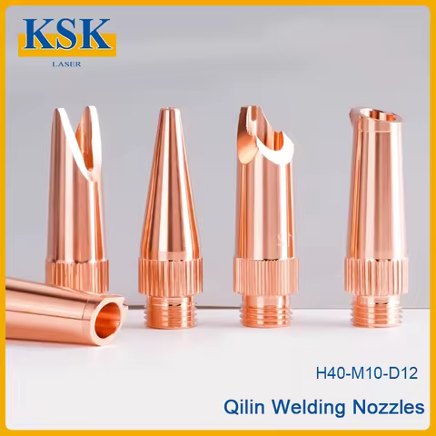 Qilin H40 M10 Hand-held Copper Welding Nozzles For QiLin Handheld Welding Machine Screw thread M10 L