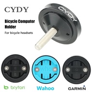 CYDY Wahoo Bryton Garmin เมาขอบ130 200 520ไรเดอร์330 420 530 MTB ถนนขี่จักรยานจักรยานจักรยานคอมพิวเตอร์ผู้ถือชิ้นส่วนจักรยาน