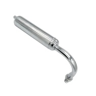 40mm Exhaust for 48cc 66cc 700cc Motorised Engine.Bike, Chrome