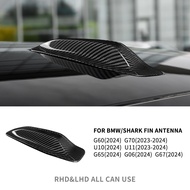 For BMW G06 G60 G65 G67 U10 2024 G70 U11 2023-2024 Car Antenna Cover Decopration Carbon Fibre 1pcs