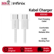 Infinix Cable XDC63 - Type-C to C 1M - 60W Braided Charging Cable 60W Type C to Type C Cable