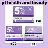 BENZAC AC GEL 2.5% 60G/5% 15G/5% 60G