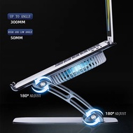 TECHCHIP-Laptop Tablet Foldable Stand with Cooling Fan Heat Stand for Laptop Desktop Cooler Aluminum