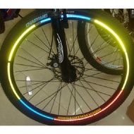 Bicycle Wheel Reflective Sticker/Bicycle Wheel Sticker - 8 Strips