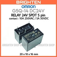 OMRON G5Q-14 DC24V Relay 24V DC SPDT 5 pin