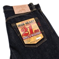 Original 100% Iron Heart 21oz 666s Selvedge Denim Slim Straight Cut Jeans - Indigo