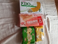 EDO嘉頓四洲太平餅乾組合四包佐敦交收Biscuits snacks combo Jordan