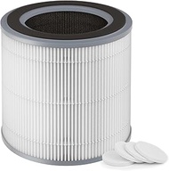 XBWW 1 Pack Replacement Filter Compatible with Hynik Alviera HH001 Air Cleaner Purifier,3 Stages Filtration of H13 True HEPA, Activated Carbon Filter and pre-Filter with Extra 4 Pieces Aroma Pads