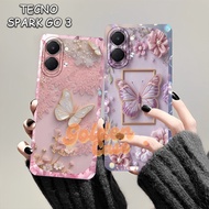 [202] Softcase Procamera Tecno Spark GO 3 Spark GO 2/ Spark GO 1 Butterfly Motif 2D Aesthetic Frame