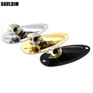 1Pc Boat shape Electric guitar Output Jack 1/4" Guitar Jack 6.35mm Output Input Plug Socket for FD S