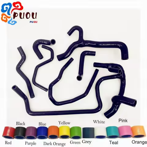 Fit 91-98 Renault Clio MK1 16S /Williams 1.8L 2.0L 16V F7 Radiator Coolant Hoses Silicone Tube Kit