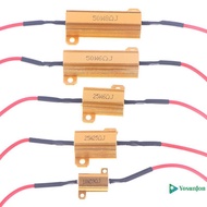 YosunJon] 2Sets Car LED Canbus Decoder 10/25/50W 6/8/25/39Ohm Load For Auto Turn Signal Lantern Lice