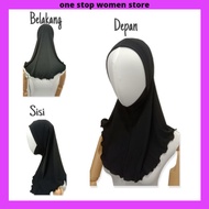 Anak Tudung Muslimah Inner Neck Anti Tembam Berdagu Tudung Sarung Sekolah Hijab Cap Cover Neck Inner