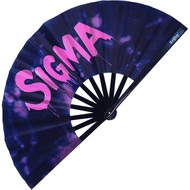Krifey Large Folding Hand Fan – Bold Snap Fans for Line Dancing, Rave, EDM Festivals & Drag Shows – 