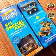 MATTEL HOTWHEELS CHALLENGE ACCEPT 5 + 1 SPECIAL CAR PACK - RIG STORM 50 YEARS ANNIVERSARY RACING CAR