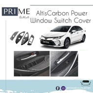Toyota Altis E210 Carbon Power Window Switch Cover Car Accessories