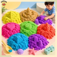 1KG DIY Dynamic Eco Sand Pool Castle Tools Toys sand kinetic learning toy