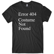 Error 404 Costume Not Found Mens Funny Unisex Halloween T-Shirt