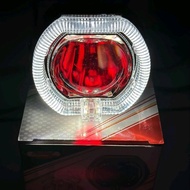 MERAH READY BILLED HEADLAMP PROJECTOR BI LED mini 2.5inch PROJECTOR BILLED ALL MOTORCYCLES/Car Photo