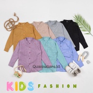 KEMEJA Boys Long Sleeve Button-Up Shirt Aged 1 Year To 12 Years