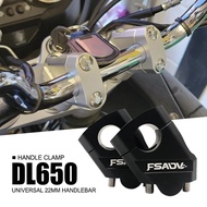 For SUZUKI DL650 V-Strom 650 22mm Handlebar Riser Bar Mount DL 650  VStrom 650 VStrom650 Motorcycle 