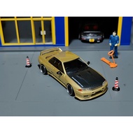 1/64 MINIGT Skyline GTR VR32 with tf Black Throwed Edge BBS RS2 New Version R32, The Headlight Looks