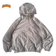 jacket nohant crew windbreaker beige original second jaket