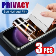 3Pcs Anti Spy Privacy Hydrogel For Realme C33 2023 C51 C51sC53 C55 C63 C65 C65s C67C75 C85 Pro 4G 5G
