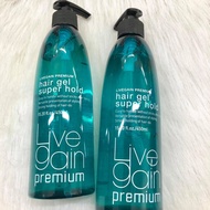 Gel tạo kiểu mềm và cứng Livegain Hair Glaze Super Hold Xanh 450ml 1 đánh giá