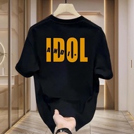 Fly Boy Kaos Katun IDOL Pria Desain Bold Keren Milenial Gaya Kantor-olgypyawbl