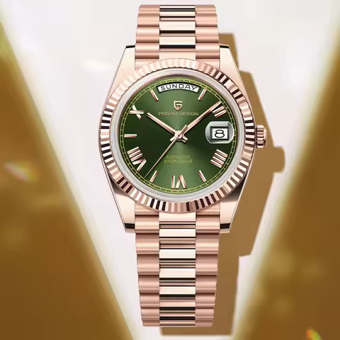 PAGANI DESIGN DD36 Double calendar 36MM mechanical automatic men watch Haiou ST16 sapphire luxury wa