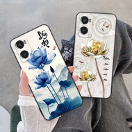 Case for Oppo A36 / A76 / A96 4G with lotus calligraphy, parents, peace