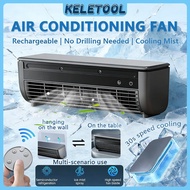 EDON E868 Portable Air Cooler Fan 30S Quick Cooling Rechargeable Wall Mounted Desktop Cooling Fan Re