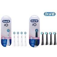 for Oral B io Mild Soft cleaning toothbrush replacement brush head, black, white (4 count)