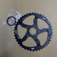 Aerozine Sprocket Adapter 42T AL7075T6 4mm Black