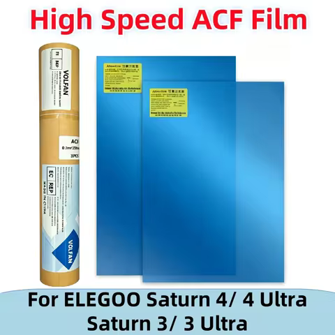 VOLFAN 2Pcs 10 Inch ACF Film 290*195mm For Saturn 4 Ultra 16K Saturn 3 Ultra 0.3mm UV Resin 3D Print
