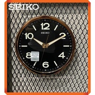 NEW & ORIGINAL SEIKO QXA679 QXA679P Rose Gold Radium Glow In The Dark Wall Clock#Jam Dinding