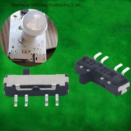 # thehear # 10Pcs 4 Pin Mini Slide Switch On-OFF 3Position Micro Slide Toggle Switch Miniature Horiz