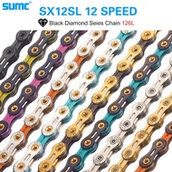 SUMC 12 Speed Diamond Color SL Bike Chain MTB Mountain Road Bike Ultra Light and Durable 12Speed Mis