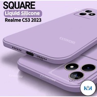 KK Realme C53 2023 Square Liquid Casing For Realme C53 C 53 53C RealmeC53 Realmi C53 4G 5G Phone Cas